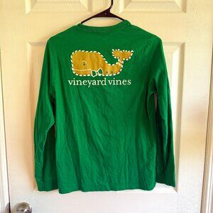 Vineyard Vines Youth Large Christmas Gingerbread Long-sleeve Shirt